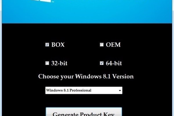 Windows 8.1 64 bit product key generator